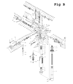 Fig-2 Diagram and Parts List for ETM-949EVS  Jet Mill