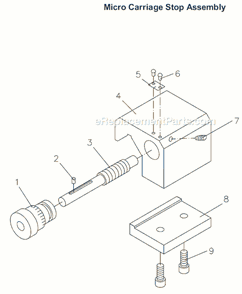 Part Location Diagram of JT9-ZX-MS06 Jet PIN