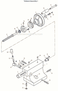 Part Location Diagram of JT9-Z08205 Jet SCREW