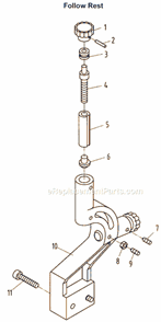 Part Location Diagram of 10204 Jet Screw