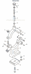 Part Location Diagram of 10203 Jet Bushing