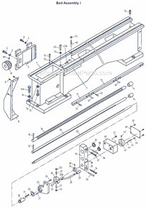 Part Location Diagram of JT9-32A1504 Jet SWITCH BOX COVER