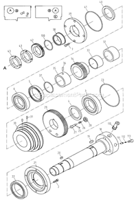 Part Location Diagram of JT9-BB-30212 Jet TAPER ROLLER BEARING