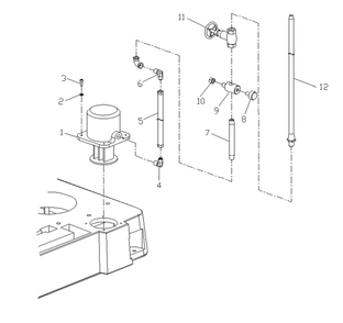 Fig-0 Diagram and Parts List for J-720R 320033 Jet Drill Press