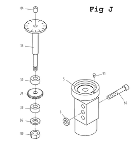 Fig-10 Diagram and Parts List for GHB-1340A 321103 Jet Lathe