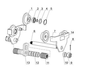 Part Location Diagram of BB-6204ZZ Jet ball bearing