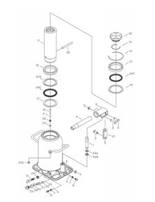 Fig-0 Diagram and Parts List for JHJ-060 453360 Jet Hand Truck & Dolly