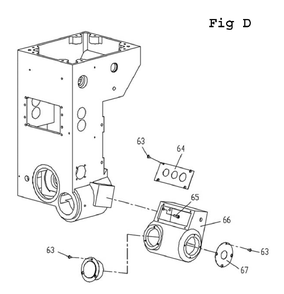 Fig-4 Diagram and Parts List for J-720R 320033 Jet Drill Press