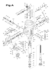 Fig-1 Diagram and Parts List for 698061  Jet Mill