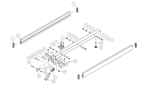 Fig-0 Diagram and Parts List for JPSF-1 708482 Jet Miscellaneous