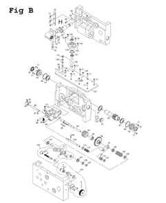 Fig-6 Diagram and Parts List for EGH-1740 892509 Jet Lathe