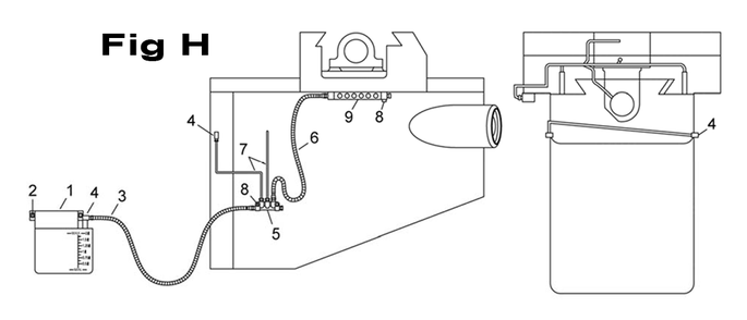 Fig-8 Diagram and Parts List for 698144  Jet Mill