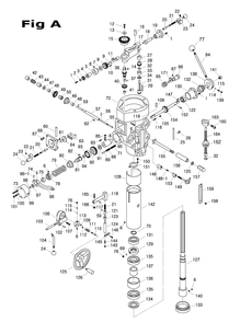 Fig-8 Diagram and Parts List for 698125  Jet Mill