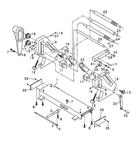 Page 1 Diagram and Parts List for 754026  Jet Workbench