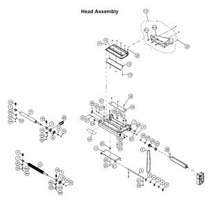 Part Location Diagram of JT9-JDP17-043R Jet PARALLEL KEY 6X6X30