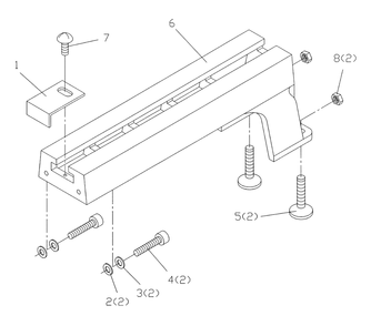 Page 1 Diagram and Parts List for 708355  Jet Lathe