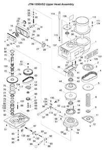 Fig-0 Diagram and Parts List for 691050  Jet Mill
