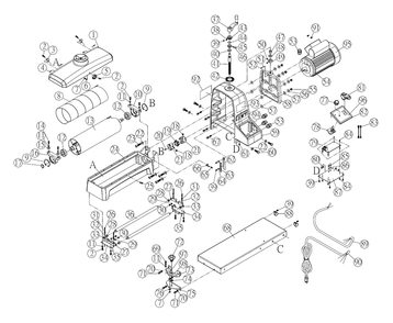 Part Location Diagram of PM2244-196 Jet Knob