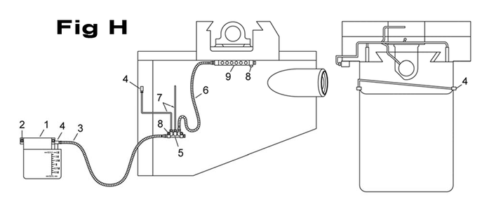 Fig-6 Diagram and Parts List for 698157  Jet Mill