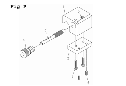 Part Location Diagram of E1236VS-IM3 Jet Spindle