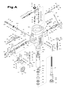 Fig-5 Diagram and Parts List for 698050  Jet Mill