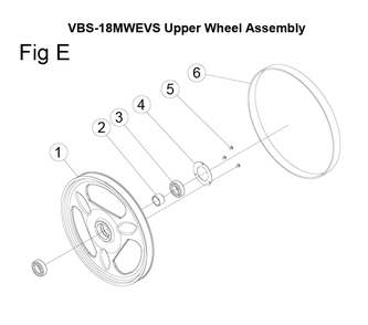 Fig-6 Diagram and Parts List for 414428  Jet Table Saw