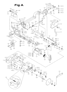 Fig-2 Diagram and Parts List for 708546PK  Jet Table Saw
