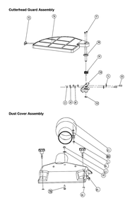Fig-4 Diagram and Parts List for 707400  Jet Planer Jointer