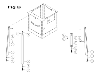 Fig-4 Diagram and Parts List for 725000K  Jet Table Saw