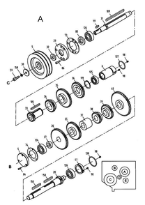 Fig-1 Diagram and Parts List for 321125  Jet Lathe
