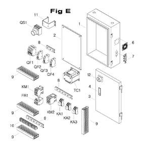 Fig-3 Diagram and Parts List for 698051  Jet Mill