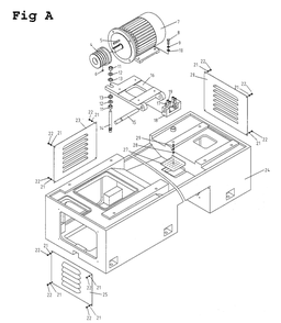 Fig-1 Diagram and Parts List for GH-26120ZH 321892 Jet Lathe