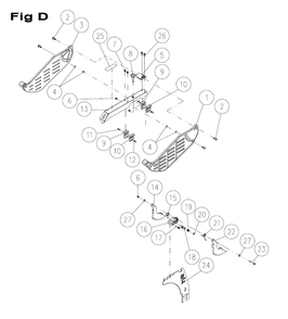 Fig-5 Diagram and Parts List for 725005K  Jet Table Saw