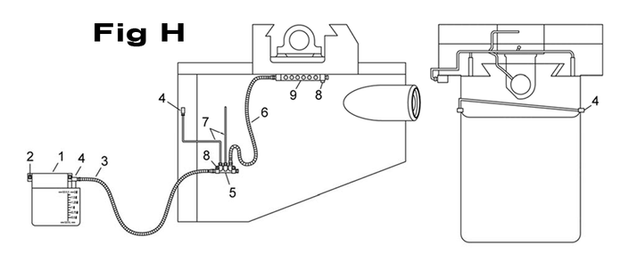Fig-5 Diagram and Parts List for 698113  Jet Mill