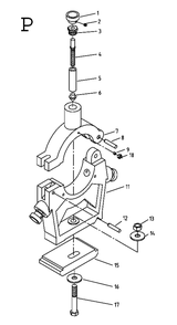 Fig-15 Diagram and Parts List for 321142  Jet Lathe