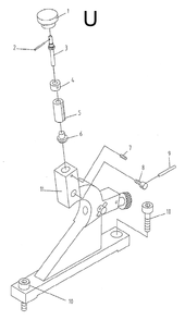 Fig-21 Diagram and Parts List for 321860  Jet Lathe