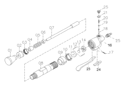 Fig-0 Diagram and Parts List for 550602  Jet Sander