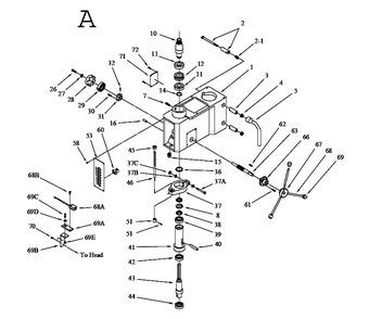 Fig-1 Diagram and Parts List for 354214  Jet Drill Press