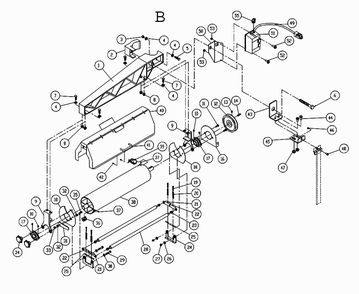 Fig-2 Diagram and Parts List for 649600  Jet Sander Grinder