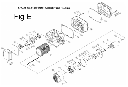 Fig-5 Diagram and Parts List for 140233K  Jet Hoist & Winch