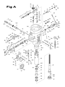 Fig-1 Diagram and Parts List for 698149  Jet Mill
