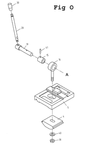 Fig-15 Diagram and Parts List for GHB-1340A 321103 Jet Lathe