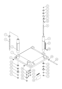 Fig-0 Diagram and Parts List for JWP-15HH 708543 Jet Planer Jointer