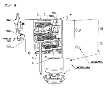 Fig-1 Diagram and Parts List for J-A2608-1 354027 Jet Drill Press
