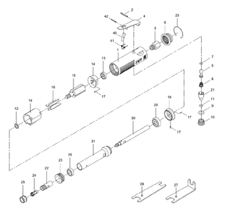 Fig-0 Diagram and Parts List for 505402  Jet Grinder