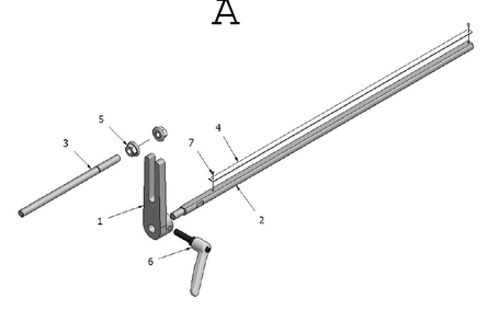 Fig-1 Diagram and Parts List for 414217K  Jet Table Saw