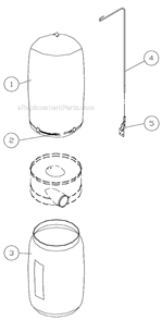Page C Diagram and Parts List for DC-1200VX Series Jet Dust Collector