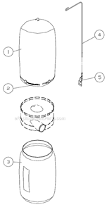 Page C Diagram and Parts List for DC-1200 Series Jet Dust Collector