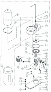 Page A Diagram and Parts List for DC-650ARC 708640RC Jet Dust Collector