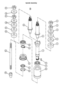 Fig-2 Diagram and Parts List for 708322  Jet Shaper